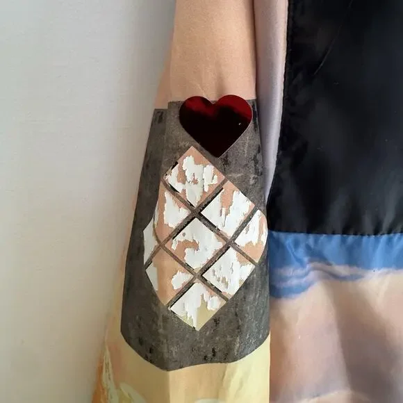 Polaroid Unisex M Hooded Windbreaker Jacket Zip Lightweight Retro Colorful READ - Picture 4 of 14